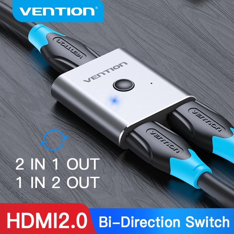 מתג HDMI Vention 4K 60Hz דו-כיווני — קנו מ-AliExpress לישראל