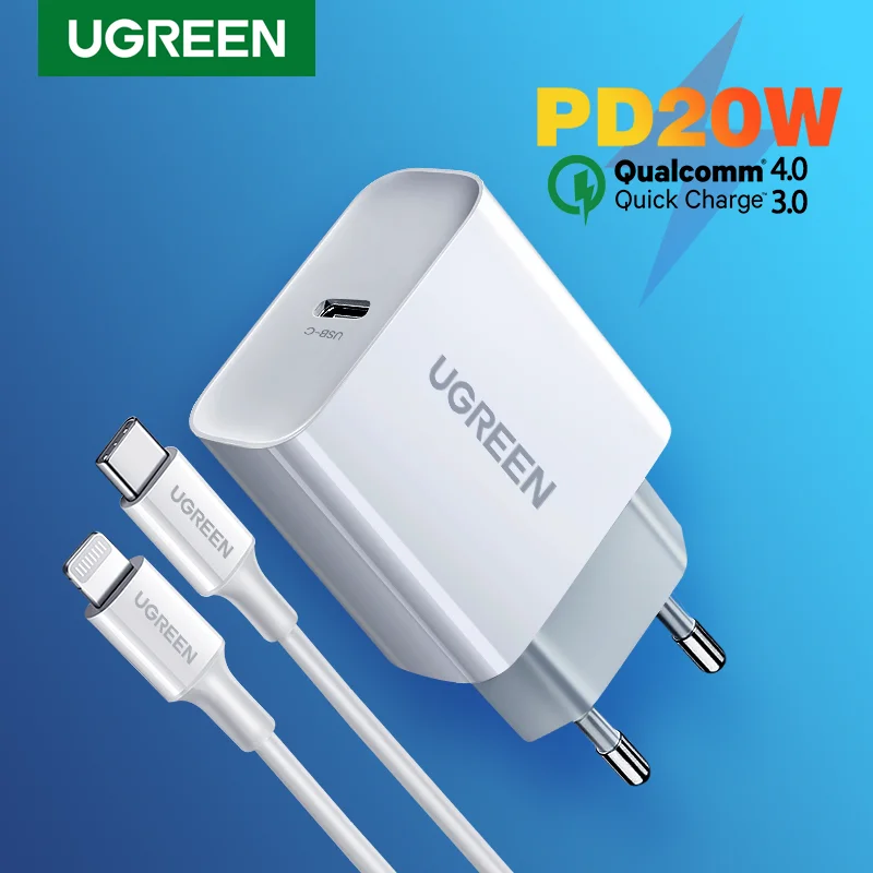 מטען מהיר UGREEN USB C PD 20W — קנו מ-AliExpress לישראל