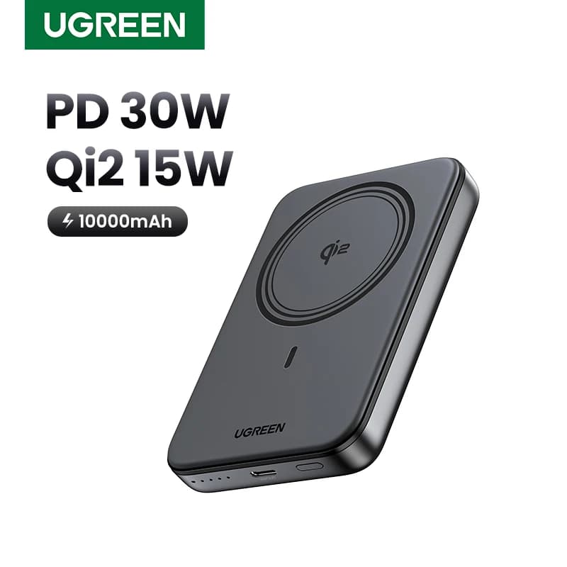UGREEN Qi2 30W בנק כוח מגנטי 10000mAh — קנו מ-AliExpress לישראל