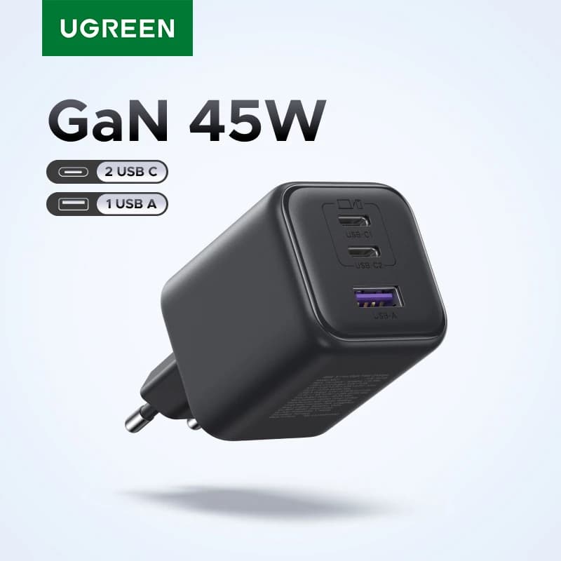 מטען GaN מהיר UGREEN USB C — קנו מ-AliExpress לישראל