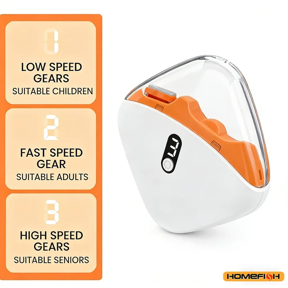 קוצץ ציפורניים חשמלי עם תאורה — קנו מ-AliExpress לישראל