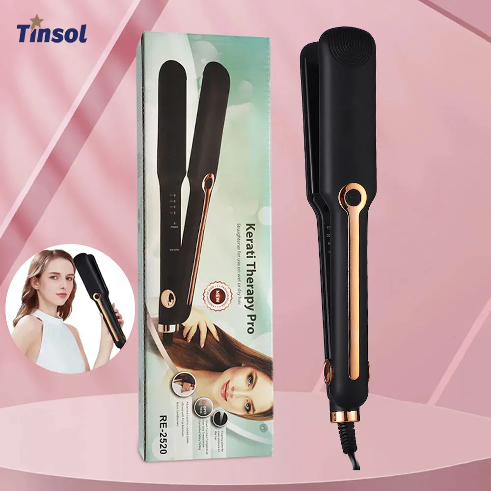 מחליק שיער קרמי מקצועי TINSOL — קנו מ-AliExpress לישראל