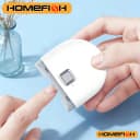 קוצץ ציפורניים חשמלי נטען עם תאורה