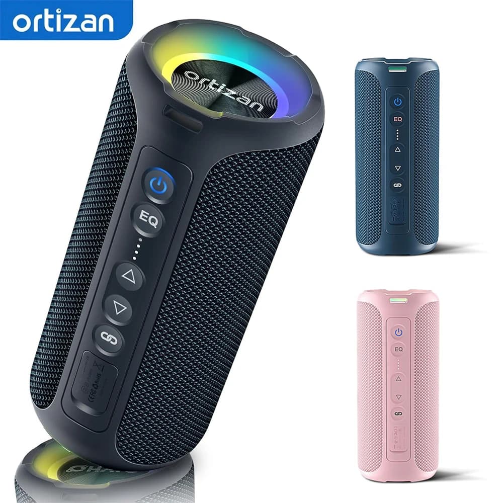 רמקולים ניידים Ortizan Bluetooth עמידים במים — קנו מ-AliExpress לישראל