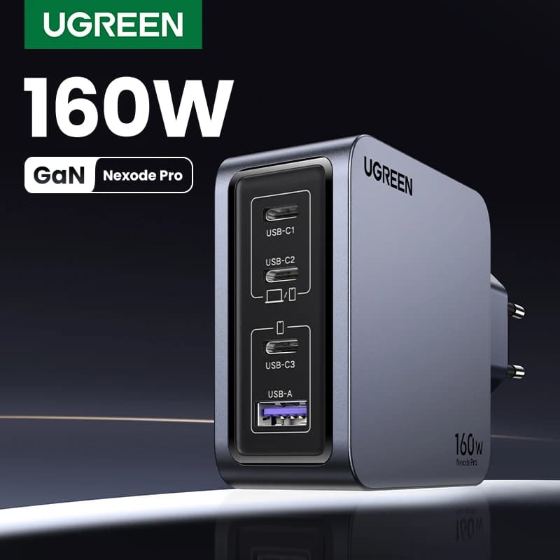 מטען UGREEN 160W GaN PD3.1 Type C — קנו מ-AliExpress לישראל