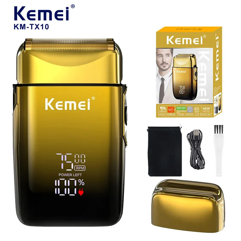 מכונת גילוח Kemei KM-TX10 USB — קנו מ-AliExpress לישראל