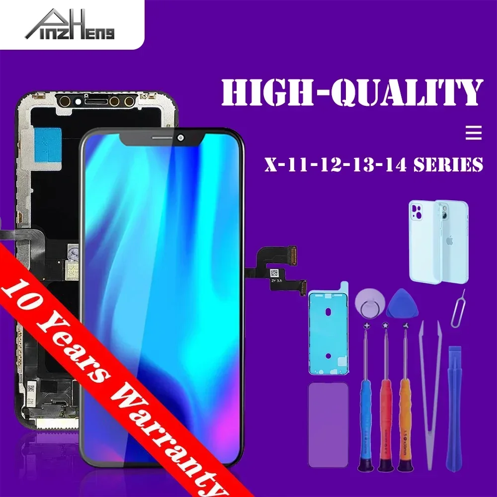 תצוגת LCD OLED להחלפה לאייפון XS MAX X XR 11 12 13 MINI PRO PROMAX — קנו מ-AliExpress לישראל