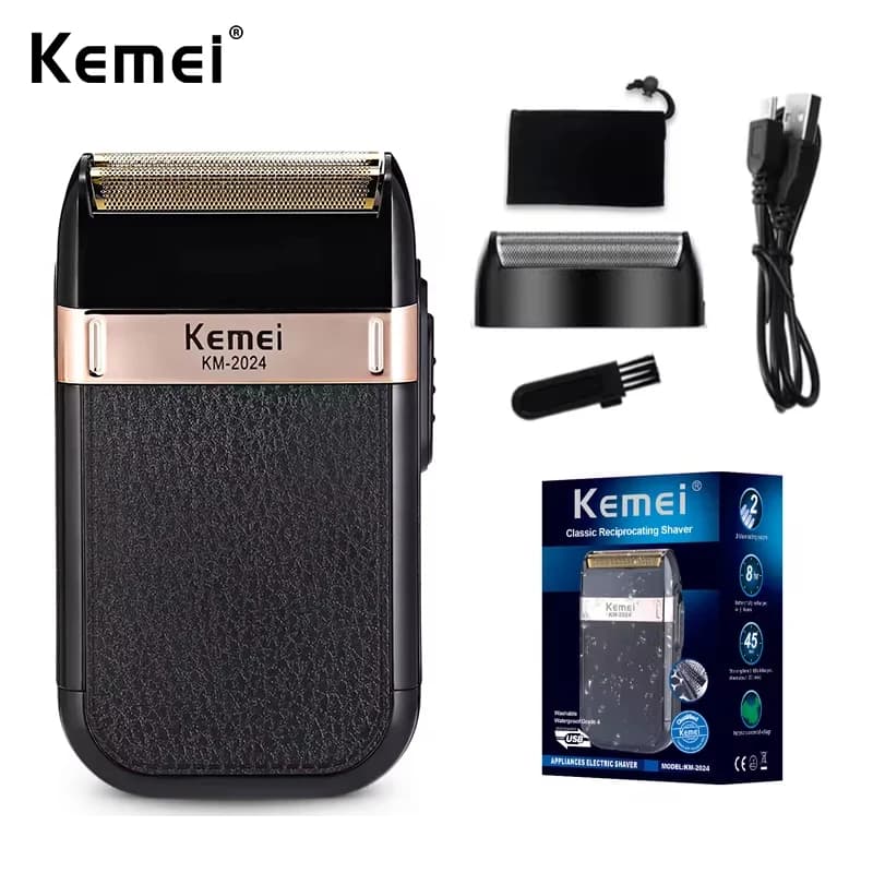 מכונת גילוח Kemei KM-2024 USB — קנו מ-AliExpress לישראל