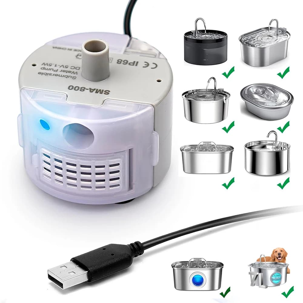 משאבת מים לברזיית חיות מחמד USB — קנו מ-AliExpress לישראל