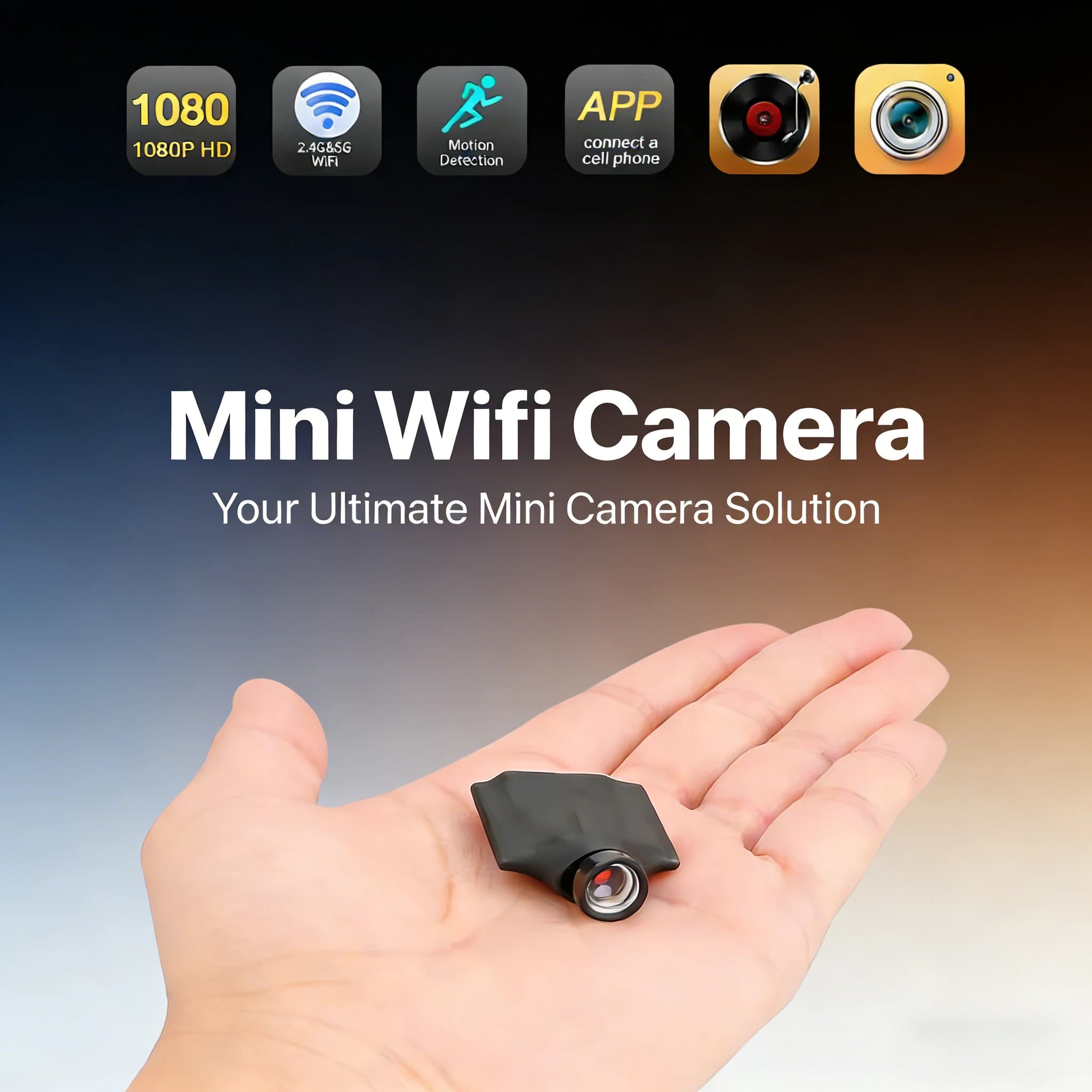 מצלמת אבטחה זעירה 1080P Wifi — קנו מ-AliExpress לישראל