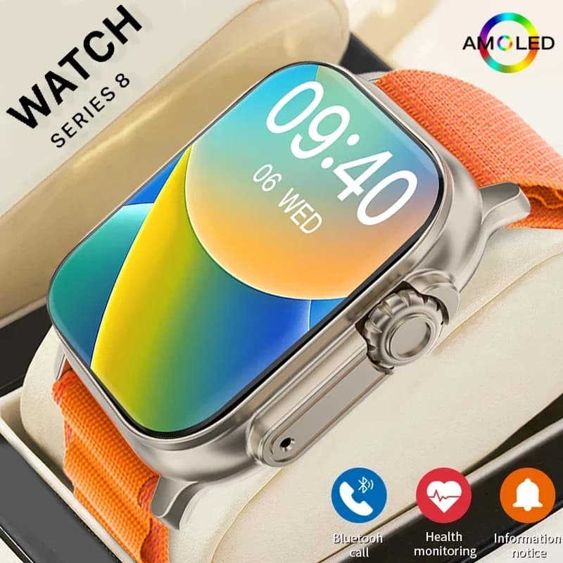 שעון חכם גברים 49 מ"מ AMOLED 2.3 — קנו מ-AliExpress לישראל