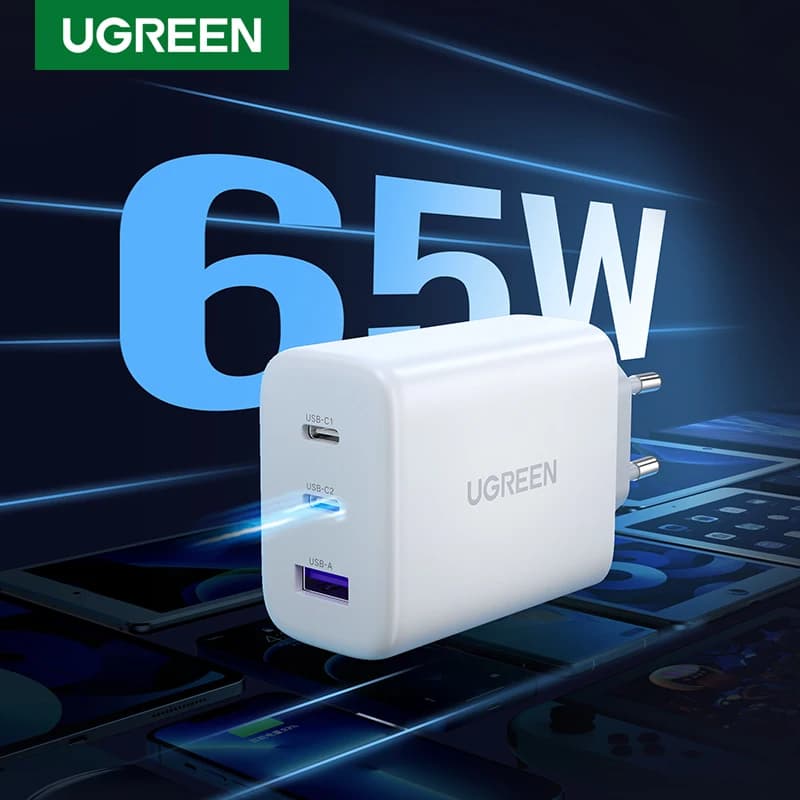 מטען UGREEN 65W PD USB מהיר — קנו מ-AliExpress לישראל