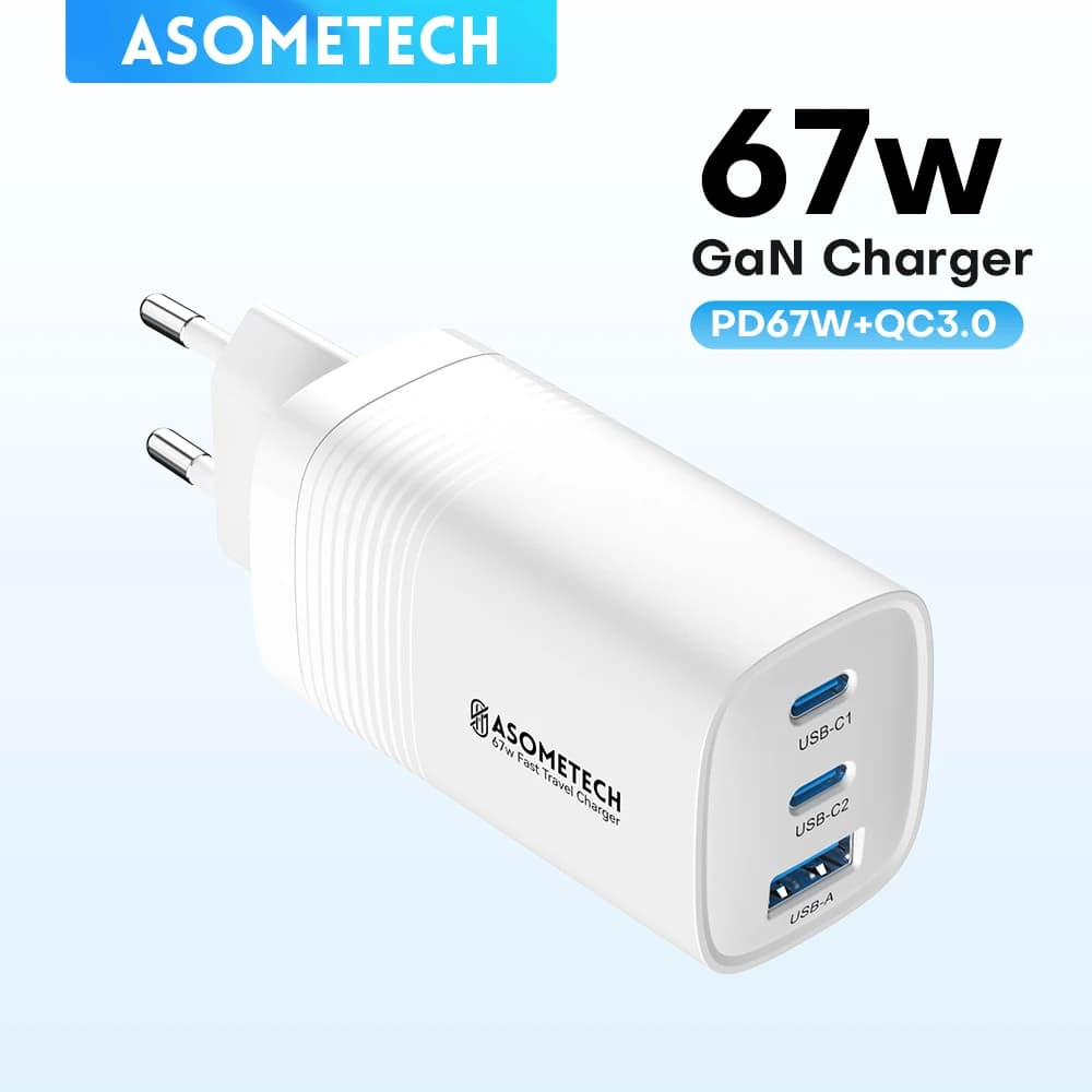 מטען 67W GaN PD USB Type C מהיר — מ-AliExpress