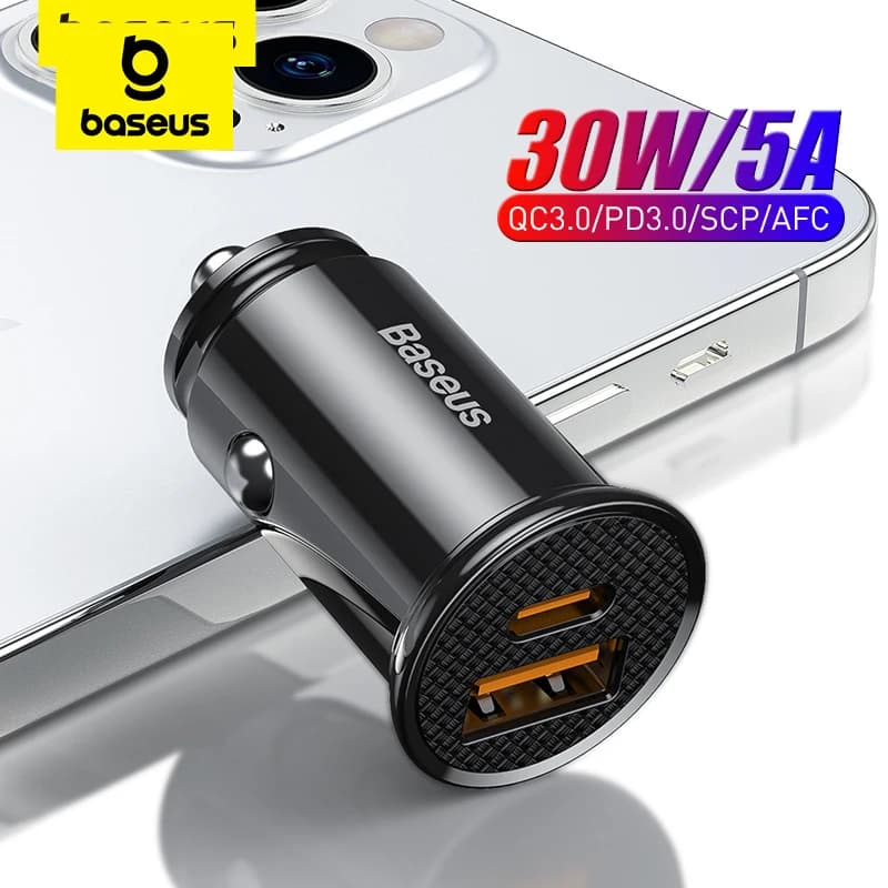 מטען רכב USB 30W מהיר — מ-AliExpress