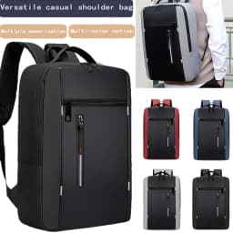 Fashion Business Laptop Backpack Large Capacity Shockproof Computer Bag Casual O
